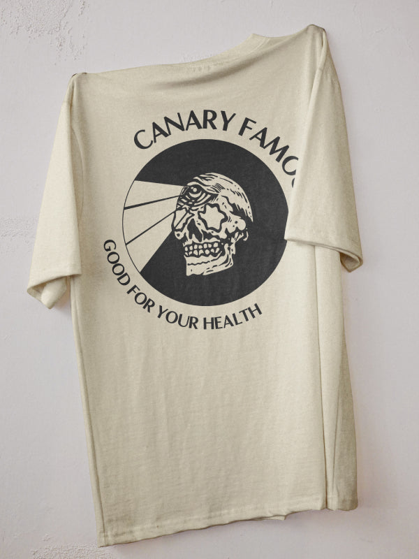 Oyster White ICanSeeThru Oversized T-Shirt